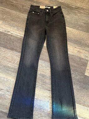 Levi's Black Faded Flare Jeans